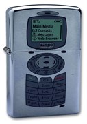 Широкая зажигалка Zippo Phone 200