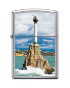 Зажигалка Zippo Севастополь с покрытием Street Chrome™ 207_Sevastopol