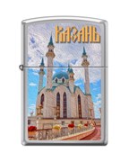 Зажигалка Zippo Казань с покрытием High Polish Chrome 250_Kazan