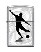 Зажигалка Zippo Футболист с покрытием Street Chrome™ 207_football