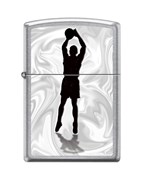 Зажигалка Zippo Баскетболист с покрытием Street Chrome™ 207_basketball
