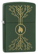 Зажигалка ZIPPO Moss Green Matte 49221