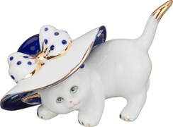 Фигурка "Котенок" L=13 см H=8 см серия "blau weiss"