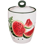 Банка для сыпучих продуктов  коллекция "Сочный арбуз" 11*11*17 см 900 мл