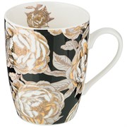 Кружка "Golden rose" 400 мл , геометрия