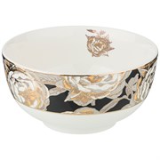 Салатник "Golden rose" 14 см , черный