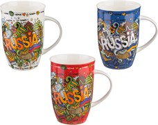 Кружка "Russia" 450 мл 3 вида