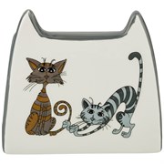 Салфетница коллекция "Озорные коты" 12*5*11 см