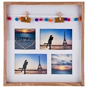 Фоторамка семейная на 4 сюжета 34,5*36,5*3 см