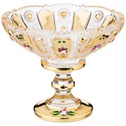 Конфетница "Lefard gold glass" 14*14 см H=12 см