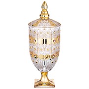 Диспенсер для напитков "Лимонадница lefard gold glass" 4,8 л. 19*19 см H=52 см