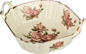 Фруктовница "Корейская роза" 26*24 см H=9,5 см