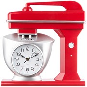 Часы настенные кварцевые "Chef kitchen" 39 см цвет:красный