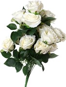 Цветок искусственный "Букет роз" L=50 см