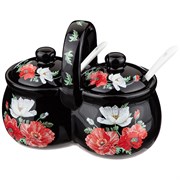 Банка для сыпучих продуктов коллекция "Maquis"  2*250 мл + 2 ложки 15,6*8,9*12,3 cm