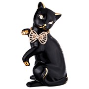 Статуэтка "Кошка с бантом" 13*10 см , H=27 см