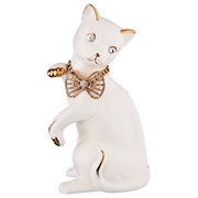 Статуэтка "Кошка с бантом" 13*10 см , H=27 см