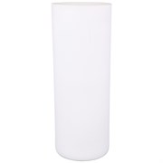 Ваза цилиндр "Velvet bianco" H=40 см D=15 см