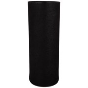 Ваза цилиндр "Velvet nero" H=40 см D=15 см