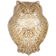 Блюдо "Owl" gold 17х12х3,5 см без упаковки