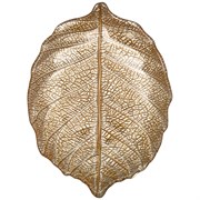Блюдо "Leaf" gold 21 см без упаковки