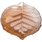 Блюдо "Luster leaf" amber 37 см без упаковки