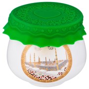 Баночка для меда/варенья с силиконовой крышкой "Сура" 180 мл D=8 см H=7 см