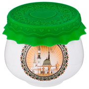 Баночка для меда/варенья с силиконовой крышкой "Сура" 180 мл D=8 см H=7 см