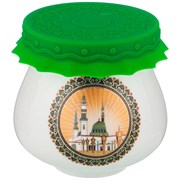 Баночка для меда/варенья с силиконовой крышкой "Сура" 300 мл D=9 см H=8 см
