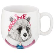 Кружка "Fashion animals" медведица, 530 мл