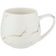 Кружка коллекция "Золотой мрамор" цвет: white 12,5*9,5*8,8 см 400 мл