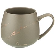 Кружка коллекция "Золотой мрамор" цвет: gray 12,5*9,5*8,8 см 400 мл