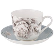Чайная пара lefard "White flower" 2 пр. 500 мл голубая