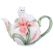 Чайник заварочный "Кот в ирисах" 20*12.5*14,5 см 550 мл