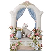 Статуэтка "Кошка на окне" 12*6.5*14.5 см