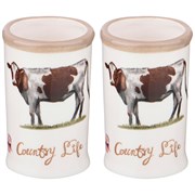 Набор подставок  под зубочистки из 2  шт "Country life" 3,6*3,6*6 см