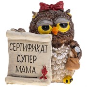 Фигурка "Совята итри" 6,5*5 см H=7 см