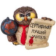 Фигурка "Совята итри" 8*4,5 см H=6 см