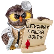 Фигурка "Совята итри" 6*5 см H=7 см