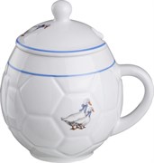 Банка для меда "Гуси" 500 мл 13*10 см H=13 см