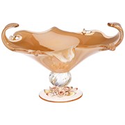 Блюдо на ножке white cristal"honey gondola" 36х36 см H=22 см