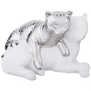 Статуэтка "Кошечки серебряная коллекция " 21,5*13,5 см H=14,5 см