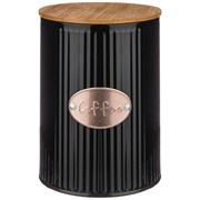 Емкость agness "Черное золото" д/ сып. прод. "кофе" д.=11 см выс.=15 см без уп.