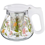 Заварочный чайник agness с фильтром "Flowers" 700 мл