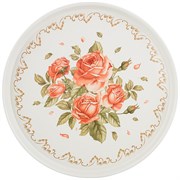Поднос сервировочный agness "Корейская роза" 33*2,1 см