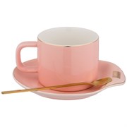 Чайный набор "Break time" на 1 персону 3пр. 200 мл , розовый