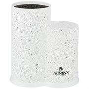 Подставка для ножей agness универсальная,20*12*22 см
