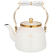 Чайник agness эмалированный со складывающейся ручкой, серия тюдор 2,5л,