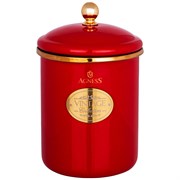 Банка для сыпучих продуктов agness, эмалированная, серия тюдор12 х 15 см / 1,5л