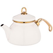 Чайник agness эмалированный, серия deluxe, 1,1л, подходит для индукции